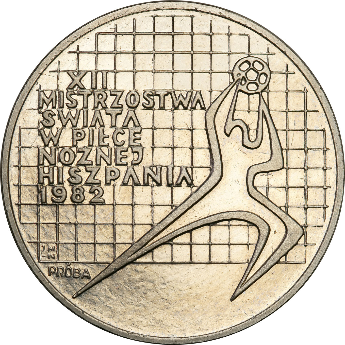 PRL. PRÓBA Nikiel 200 złotych 1982 – MŚ Hiszpania